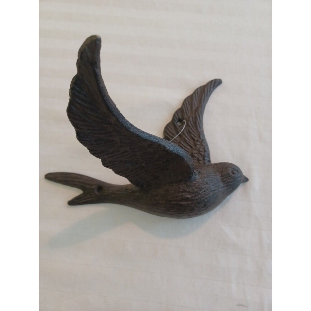 Iron bird in flight wall hook new heavy metal nature in/outdoor vintage look